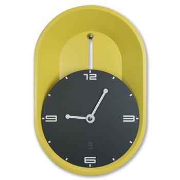 Sy Time Aspendos Duvar Saati (80 cm) Sarı SYT-9090