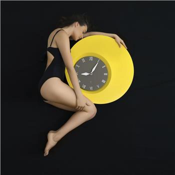 Sy Time Selge Duvar Saati (70 cm) Sarı SYT-9731
