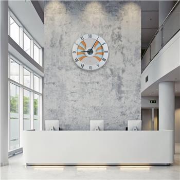 Sy Time Likya Büyük Duvar Saati (140 cm) Beyaz SYT-6259