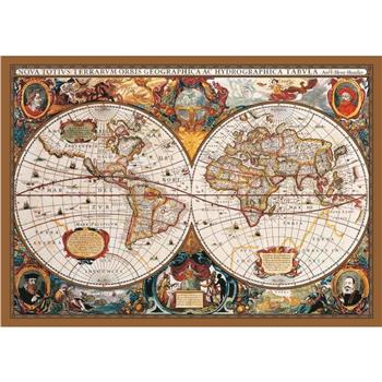 Ks Games 2000 Parça Puzzle 17th Centruy World Map 11204