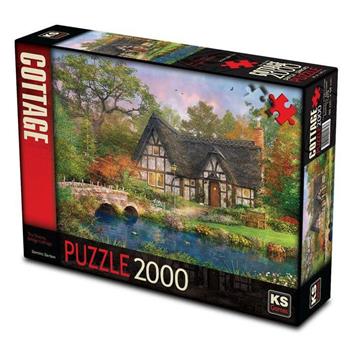 KS Games The Stoney Bridge Cottage 2000 Parça Puzzle 11479