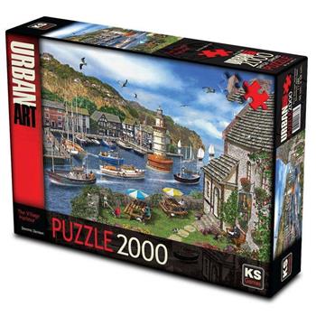 KS Games The Village Harbour 2000 Parça Puzzle 11386