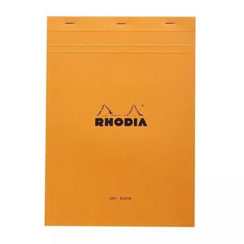 Rhodia Bloknot A4 Turuncu Karton Kapak 80Yp. Çizgisiz RA18000