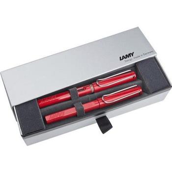 Lamy Safari Dolma Kalem + Roller Kalem Set Kırmızı 16-m-316