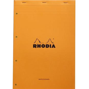 Rhodia 210X318 A4 Kareli Bloknot Turuncu Karton Kapak Sarı Kağıt 119700
