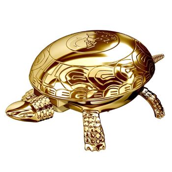 El Casco Dorado Kaplumbağa Şans Zili Altın M-700-L