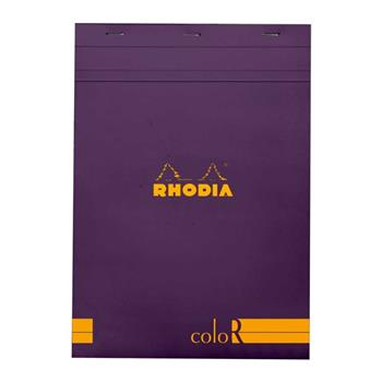Rhodia Bloknot A4 Purple Çizgili Karton Kapak 70yp 18970