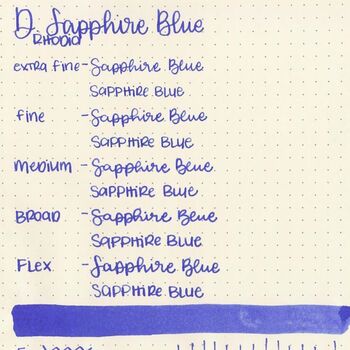 Diamine Dolma Kalem Mürekkebi Sapphire Blue 80 ml