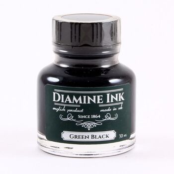 Diamine Dolma Kalem Mürekkebi Green Black 30 ml
