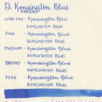 Diamine Dolma Kalem Mürekkebi Kensington Blue 30 ml