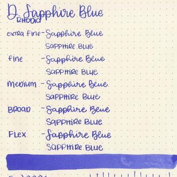 Diamine Dolma Kalem Kartuş Sapphire Blue 6'lı