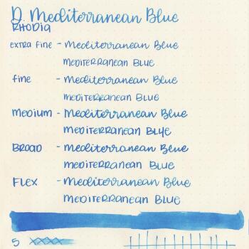 Diamine Dolma Kalem Kartuş Mediterranean Blue 6'lı