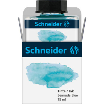Schneider Dolma Kalem Mürekkep Cam Şişe Bermuda Blue 15ml