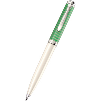 Pelikan Souveran K605 Tükenmez Kalem Green-White Special Edition