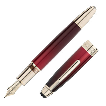 Montblanc Meisterstück Dolma Kalem Calligraphy Solitaire Burgundy Lacquer 125338