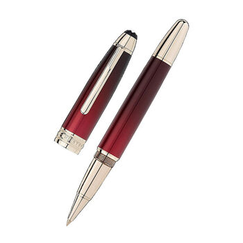Montblanc Meisterstück Roller Kalem Calligraphy Solitaire Burgundy Lacquer 125339
