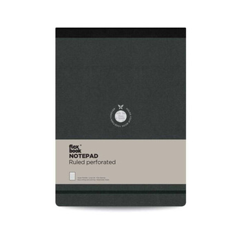 Flex Book Notebook Not Defteri 21x28 Esnek Kapaklı Çizgili Siyah Şerit 160 Sayfa