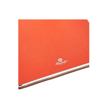 Pineider Milano Notebook 19x25 cm Papaya Silver CNL1S099108600