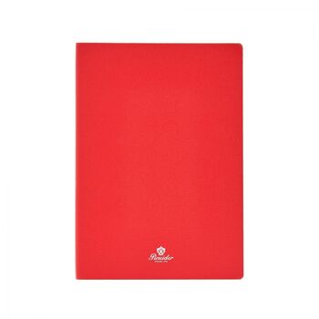 Pineider Milano Notebook 9x14 cm Rosso Silver CNS1S099106601