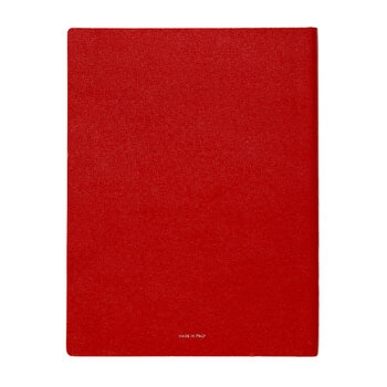 Pineider Milano Notebook 14,5x21 cm Rosso Silver CNR1S099107601