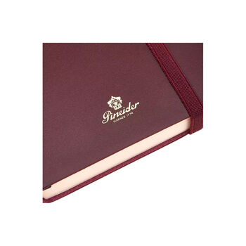 Pineider Classic Notebook 11x16 cm Bordeaux CNBL001S256