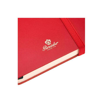 Pineider Classic Notebook 11x16 cm Fire Red CNBL001S601