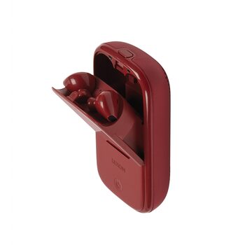 Lexon Speakerbuds Bluetooth Kulaklık & Bluetooth Hoparlör Kırmızı LA127R
