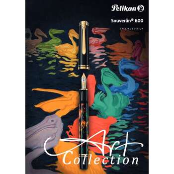 Pelikan Souveran M600 Dolma Kalem Art Collection Glauco Cambon EF Uç Special Edition