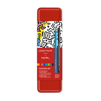 Caran d'Ache Ecridor Keith Haring Colour Set Özel Seri CC1285.023