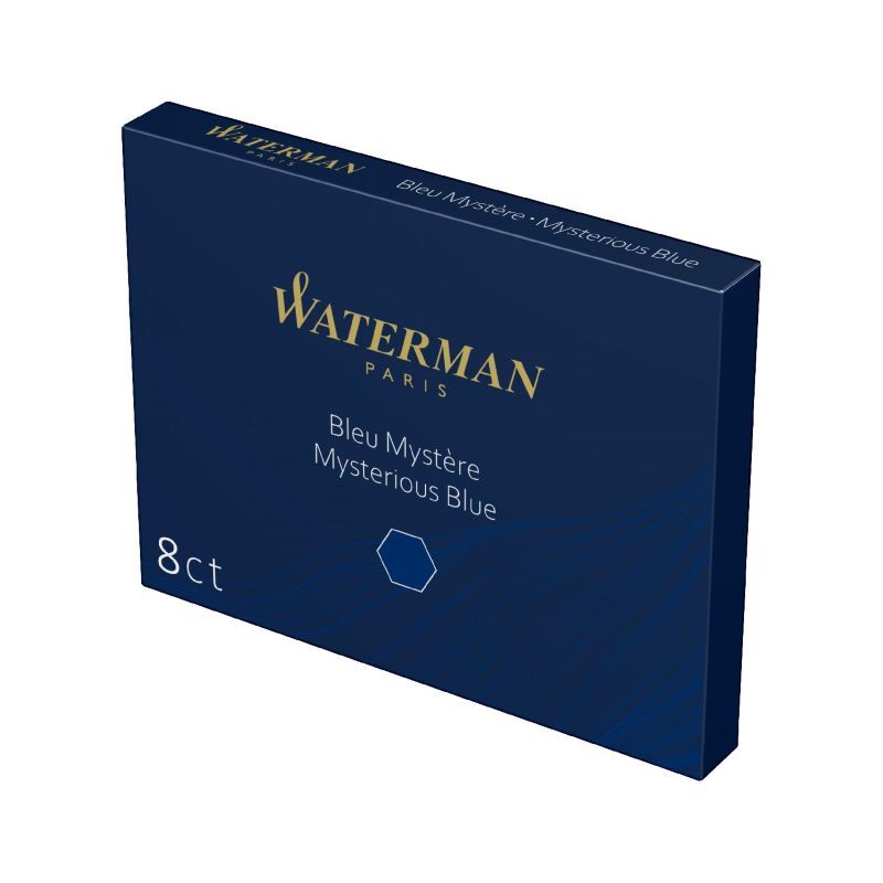 Waterman Dolma Kalem Kartuşu Mavi-Siyah 8 Li S0110910
