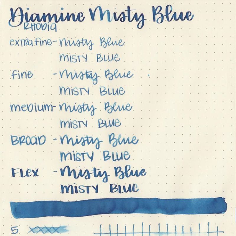 Diamine Dolma Kalem Mürekkebi Misty Blue 30 ml