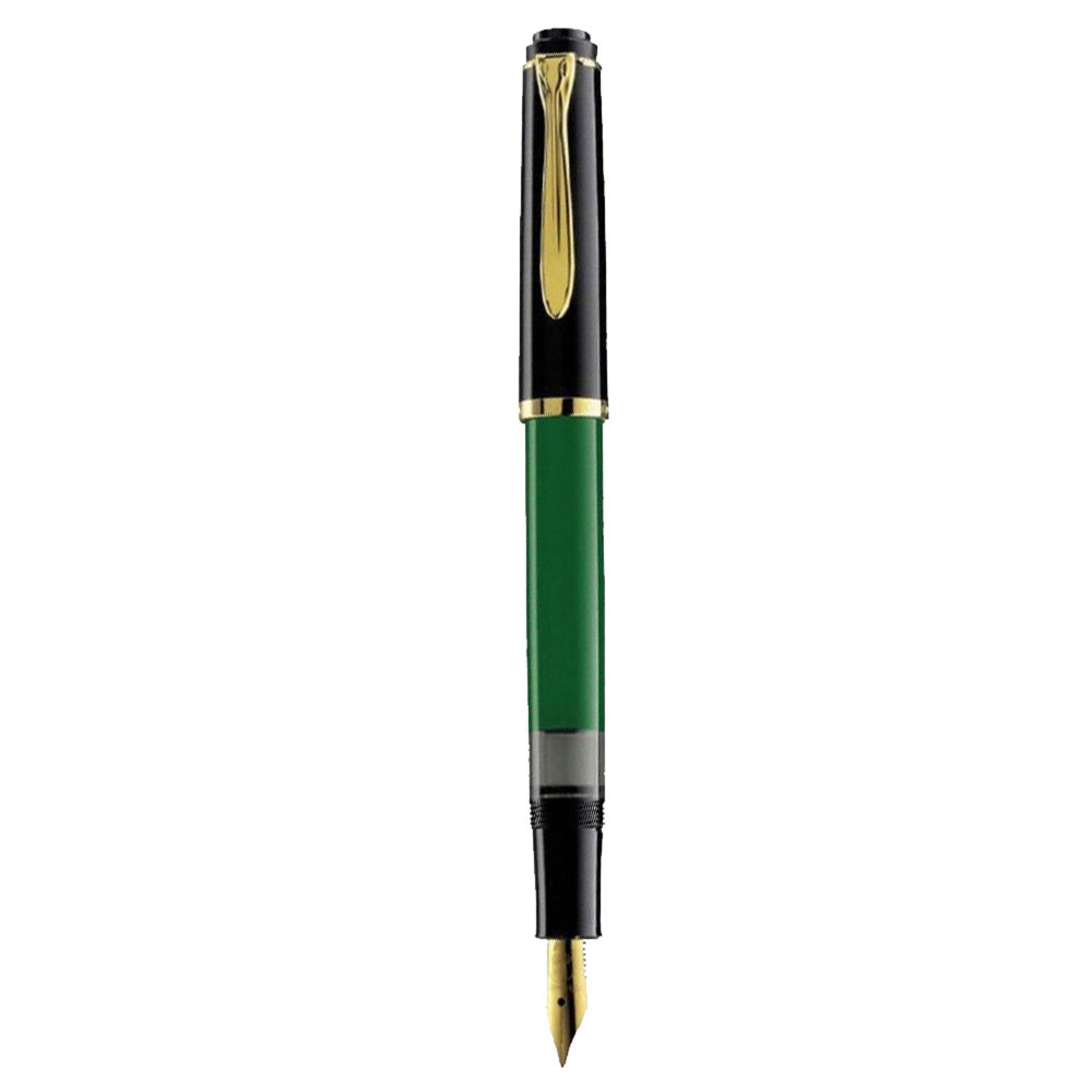 Pelikan Klasik M150 Dolma Kalem Yeşil-Siyah Medium (M151)