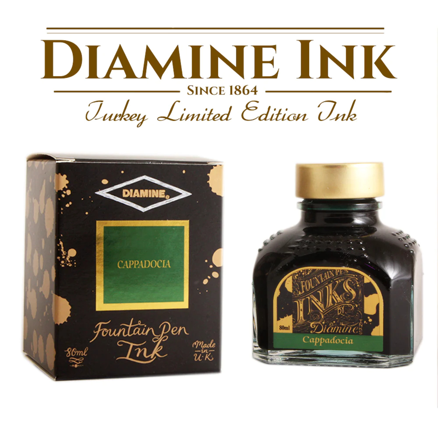 Diamine Dolma Kalem Mürekkebi Cappadocia Limited Edition 80ml Ink Turkey