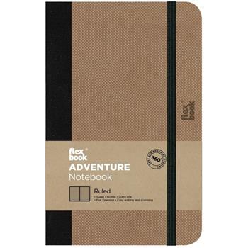 Flex Book Notebook Özel Seri Adventure Not Defteri 17x24 Esnek Kapaklı Camel Çizgisiz 192 Sayfa