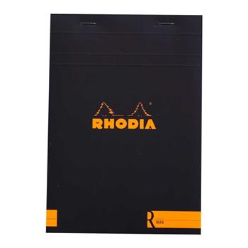 Rhodia Bloknot A5 Siyah Çizgili Karton Kapak 70yp 162012