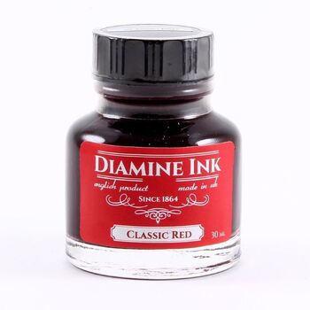 Diamine Dolma Kalem Mürekkebi Classic Red 30 ml