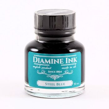 Diamine Dolma Kalem Mürekkebi Steel Blue 30 ml