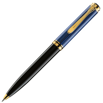 Pelikan Souveran K800 Tükenmez Kalem Mavi-Siyah