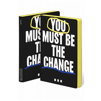 Nuuna Defter Graphic BE THE CHANGE Large 55416
