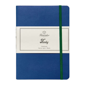 Pineider Funky Notebook 12x16.5 cm Deep Blue CNLL003S618