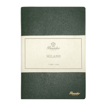 Pineider Milano Notebook 19x25 cm Green Gold CNL1S099108374