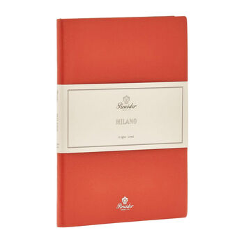 Pineider Milano Notebook 14,5x21 cm Papaya Silver CNR1S099107600
