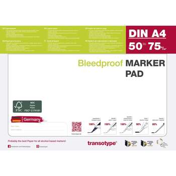 Bleedproof Marker Defteri A4 70gr 25001