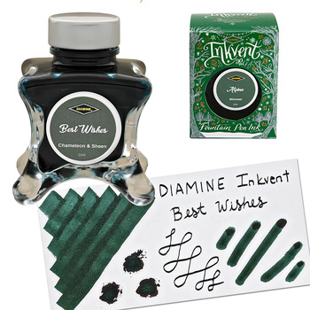 Diamine Dolma Kalem Mürekkebi Inkvent Green Edition Chameleon Best Wishes
