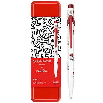 Caran d'Ache 849 Keith Haring Tükenmez Kalem Beyaz Special Edition 849.123