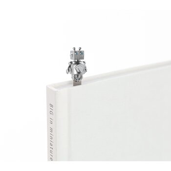 Metalmorphose Robot Kitap Ayracı Gümüş