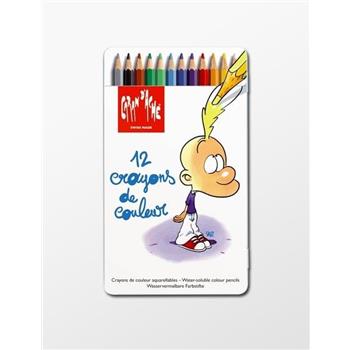 Caran d'Ache Tootuff Crayon  Metal Kutulu 12 Renk Boya Kalem Seti 1288.612